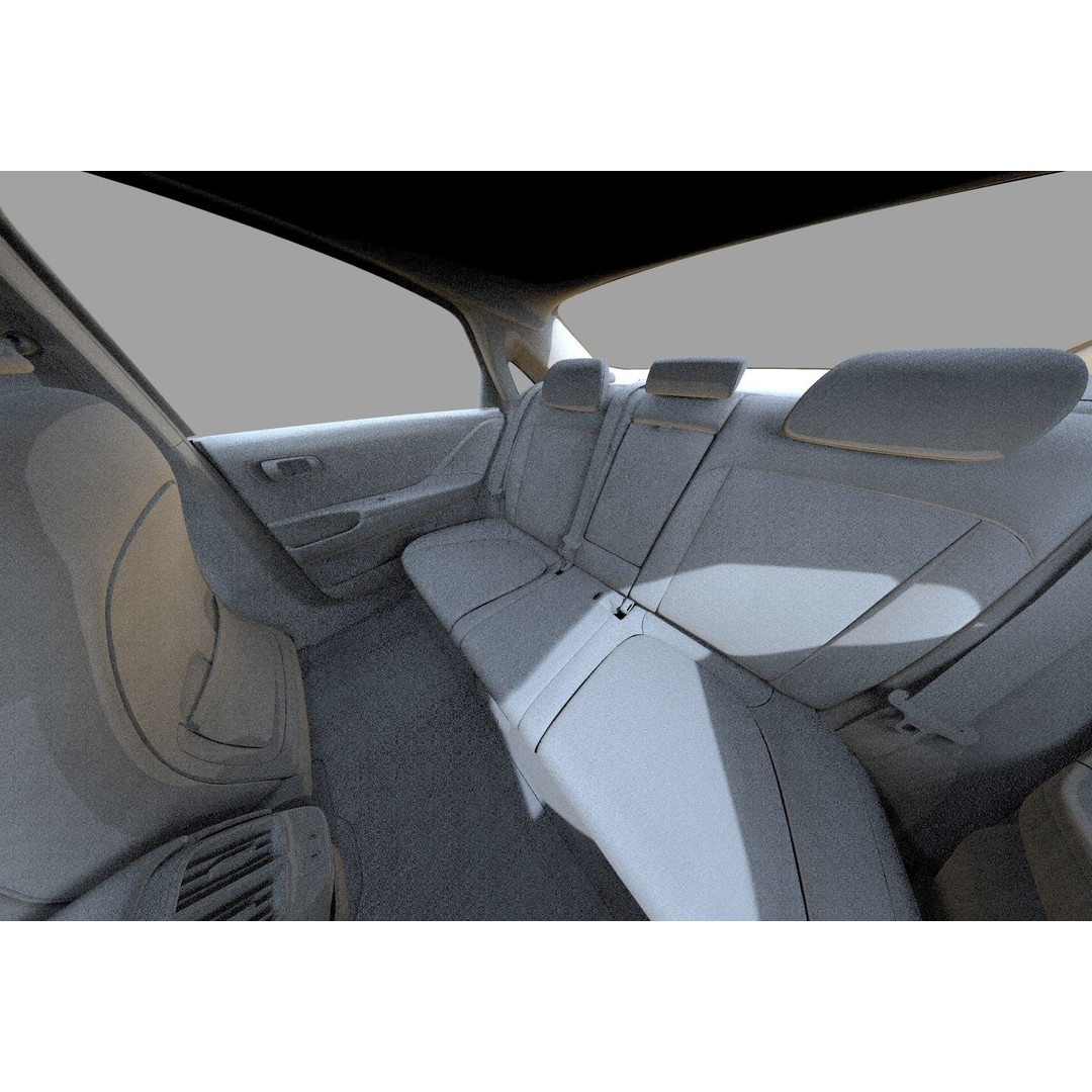 Hyundai Ioniq 6 3D Model – High Poly Sport Sedan, FBX, OBJ, Blender - View 48
