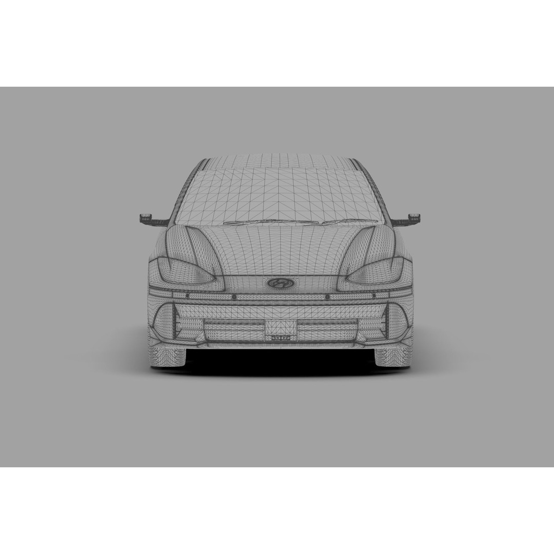 Hyundai Ioniq 6 3D Model – High Poly Sport Sedan, FBX, OBJ, Blender - View 49