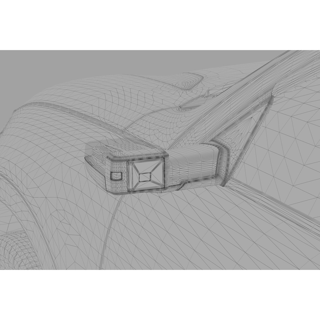 Hyundai Ioniq 6 3D Model – High Poly Sport Sedan, FBX, OBJ, Blender - View 58