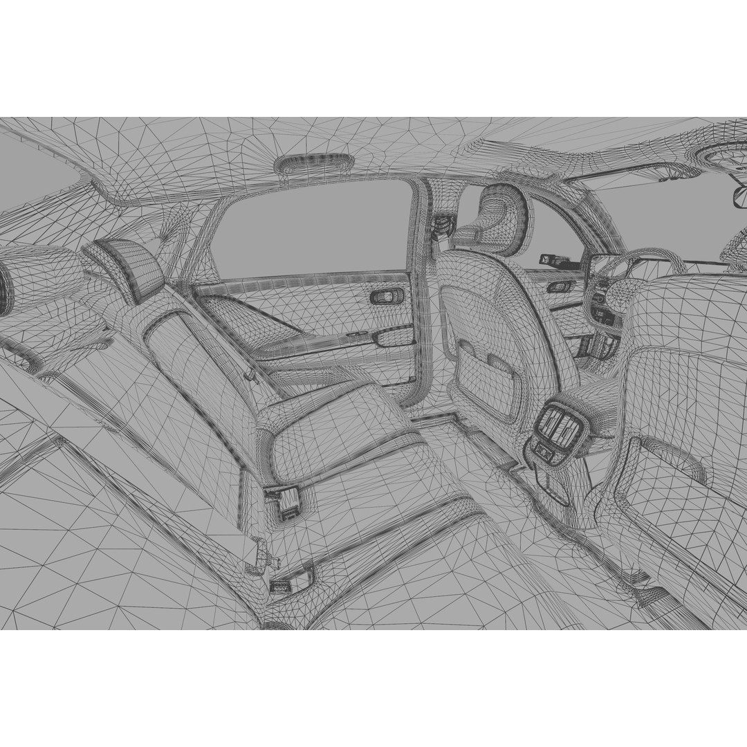 Hyundai Ioniq 6 3D Model – High Poly Sport Sedan, FBX, OBJ, Blender - View 60