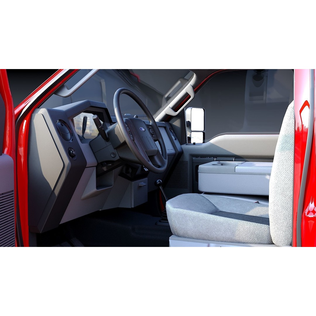 F-550 FDNY Emergency Crew 3D Model – Low Poly Game Asset, FBX - View 15