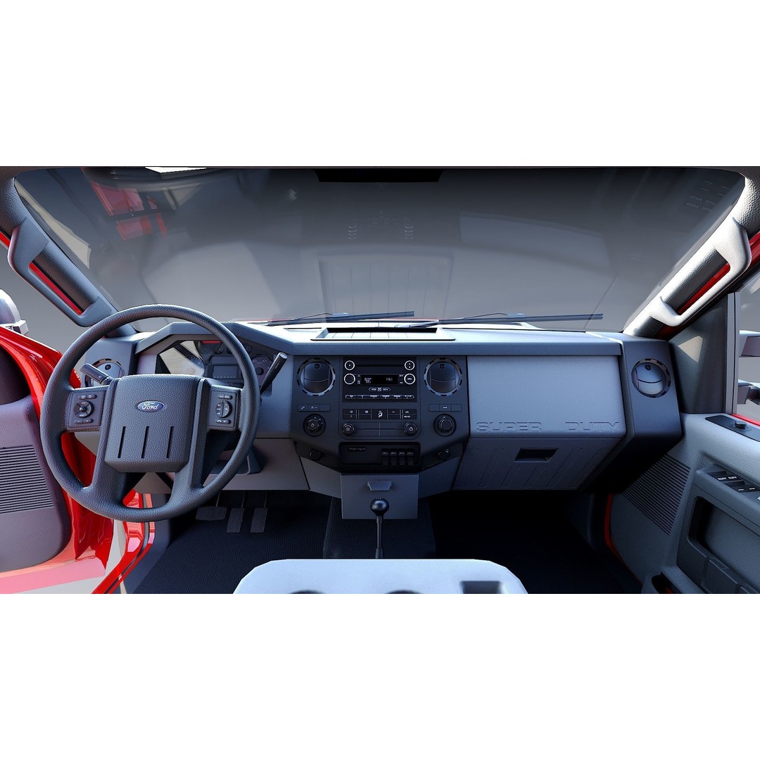 F-550 FDNY Emergency Crew 3D Model – Low Poly Game Asset, FBX - View 17