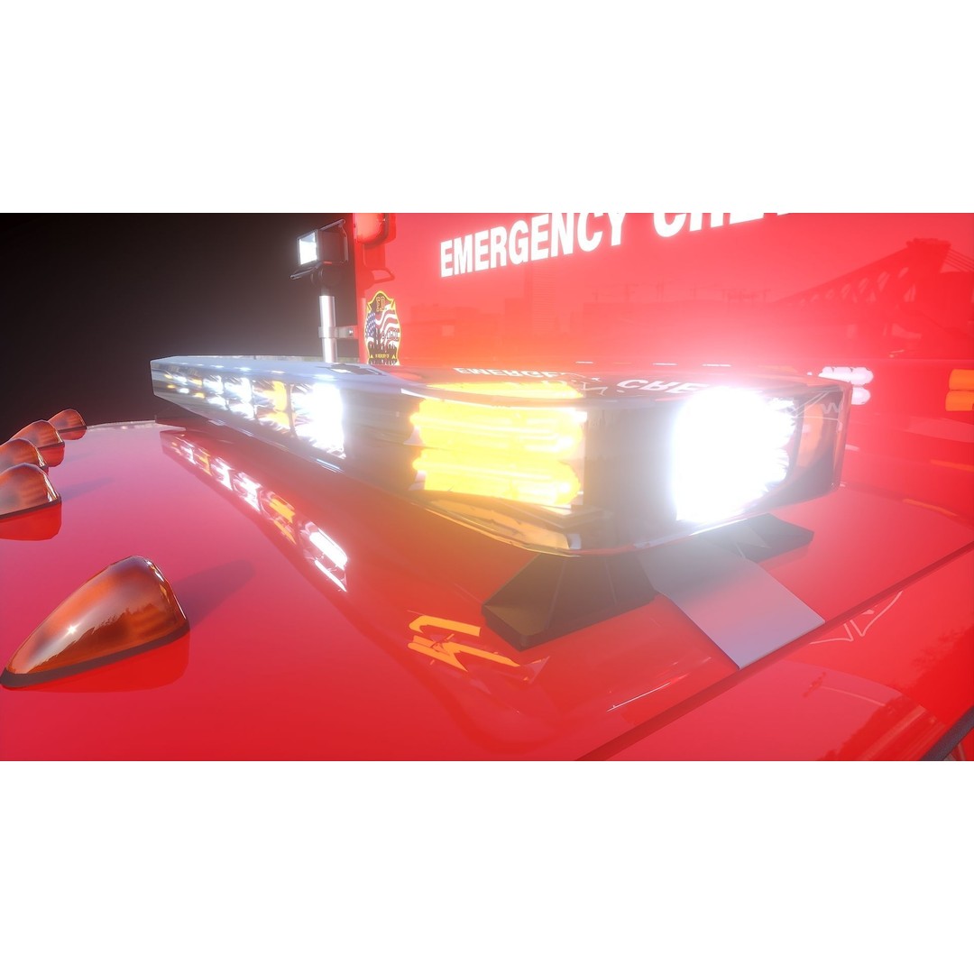 F-550 FDNY Emergency Crew 3D Model – Low Poly Game Asset, FBX - View 25
