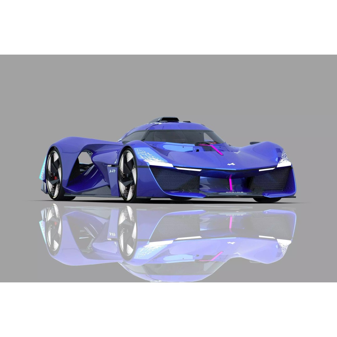 Alpine Alpenglow HY4 Concept 3D Model – High Poly Interior, FBX & OBJ - View 13