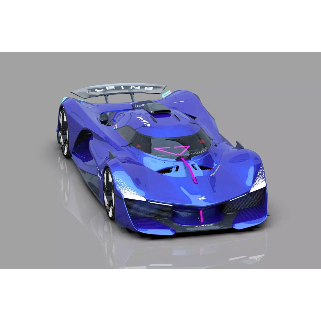 Alpine Alpenglow HY4 Concept 3D Model – High Poly Interior, FBX & OBJ - View 16