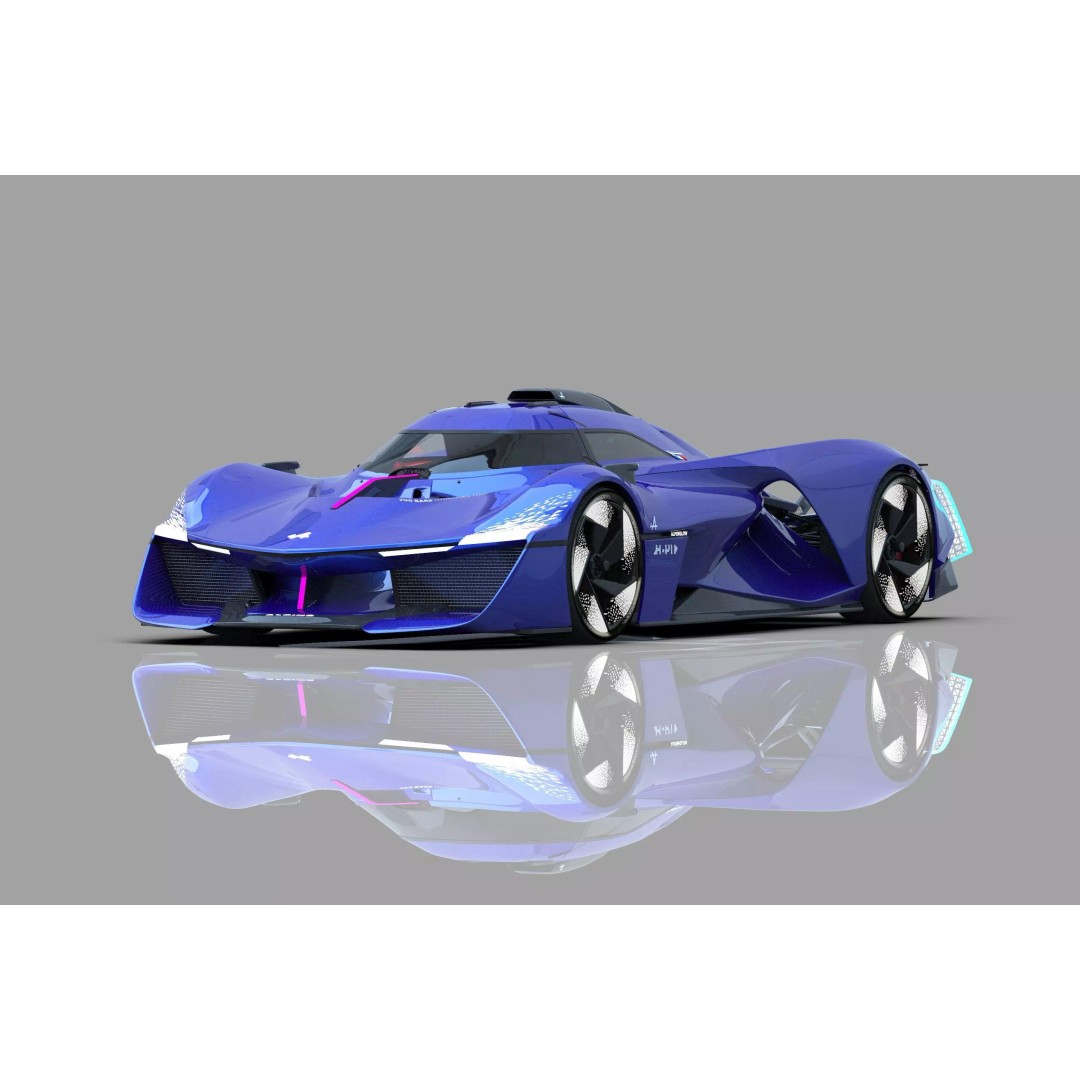 Alpine Alpenglow HY4 Concept 3D Model – High Poly Interior, FBX & OBJ - View 17