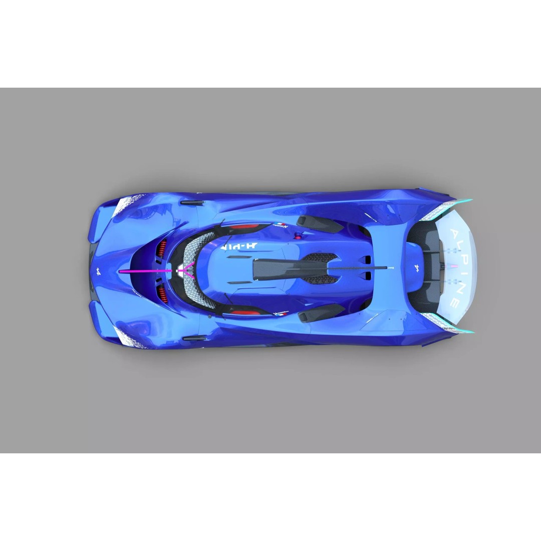 Alpine Alpenglow HY4 Concept 3D Model – High Poly Interior, FBX & OBJ - View 18