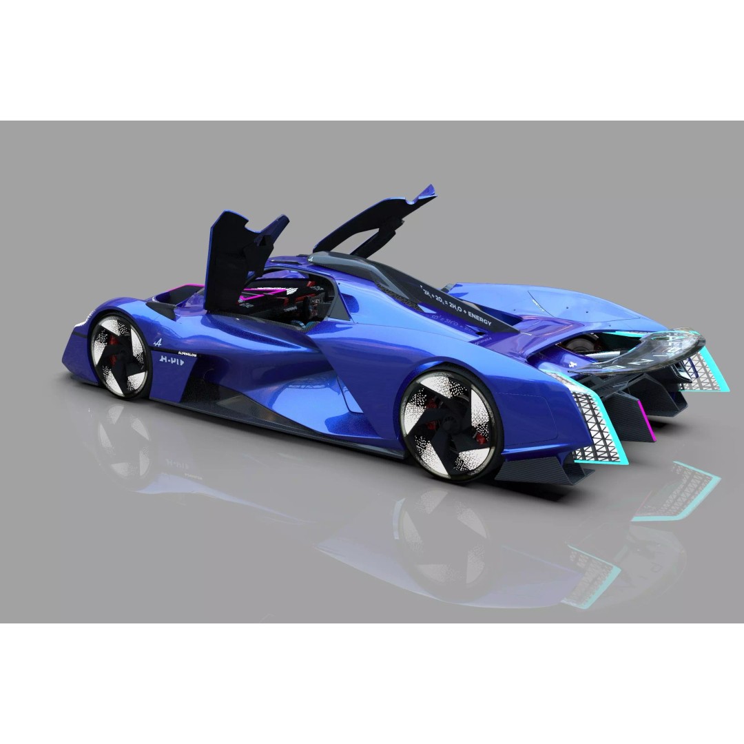 Alpine Alpenglow HY4 Concept 3D Model – High Poly Interior, FBX & OBJ - View 22