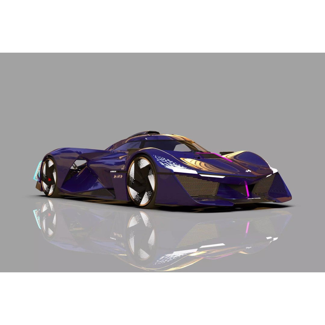 Alpine Alpenglow HY4 Concept 3D Model – High Poly Interior, FBX & OBJ - View 24