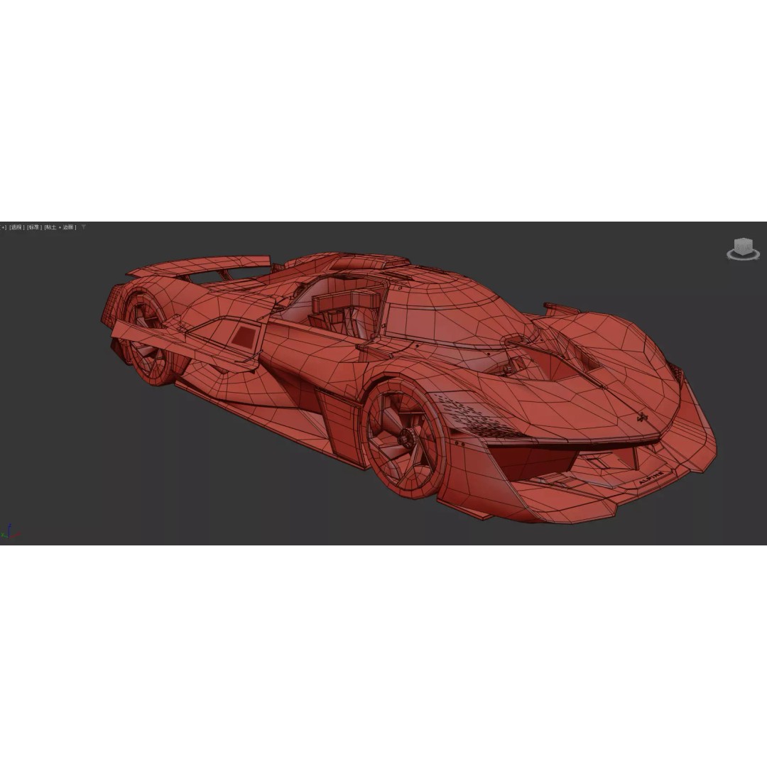 Alpine Alpenglow HY4 Concept 3D Model – High Poly Interior, FBX & OBJ - View 42