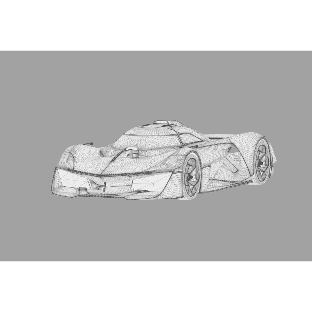 Alpine Alpenglow HY4 Concept 3D Model – High Poly Interior, FBX & OBJ - View 44