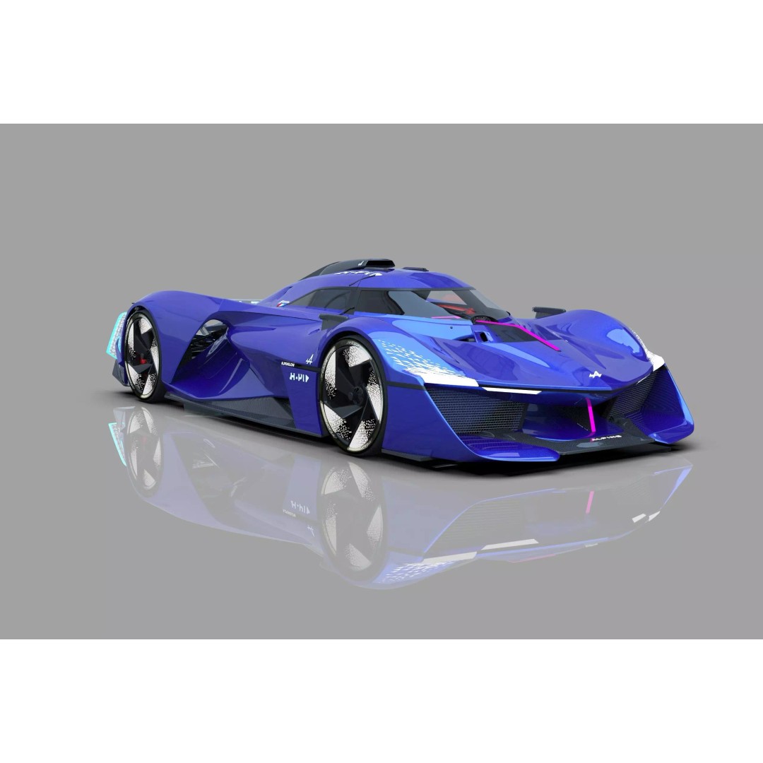 Alpine Alpenglow HY4 Concept 3D Model – High Poly Interior, FBX & OBJ - View 8