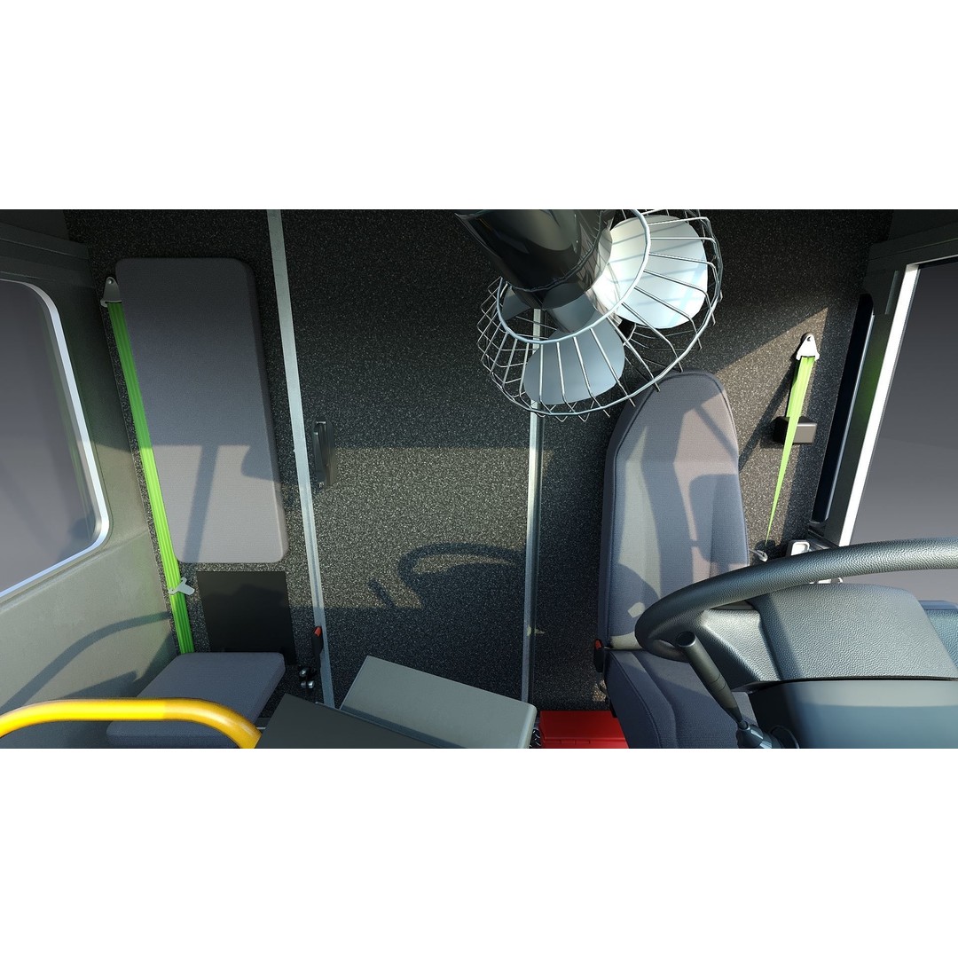 FedEx Stepvan 3D Model – Low Poly Game Asset, FBX, PBR Textures - View 21