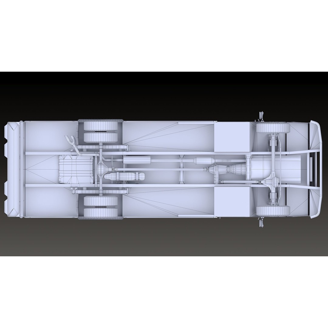 FedEx Stepvan 3D Model – Low Poly Game Asset, FBX, PBR Textures - View 27