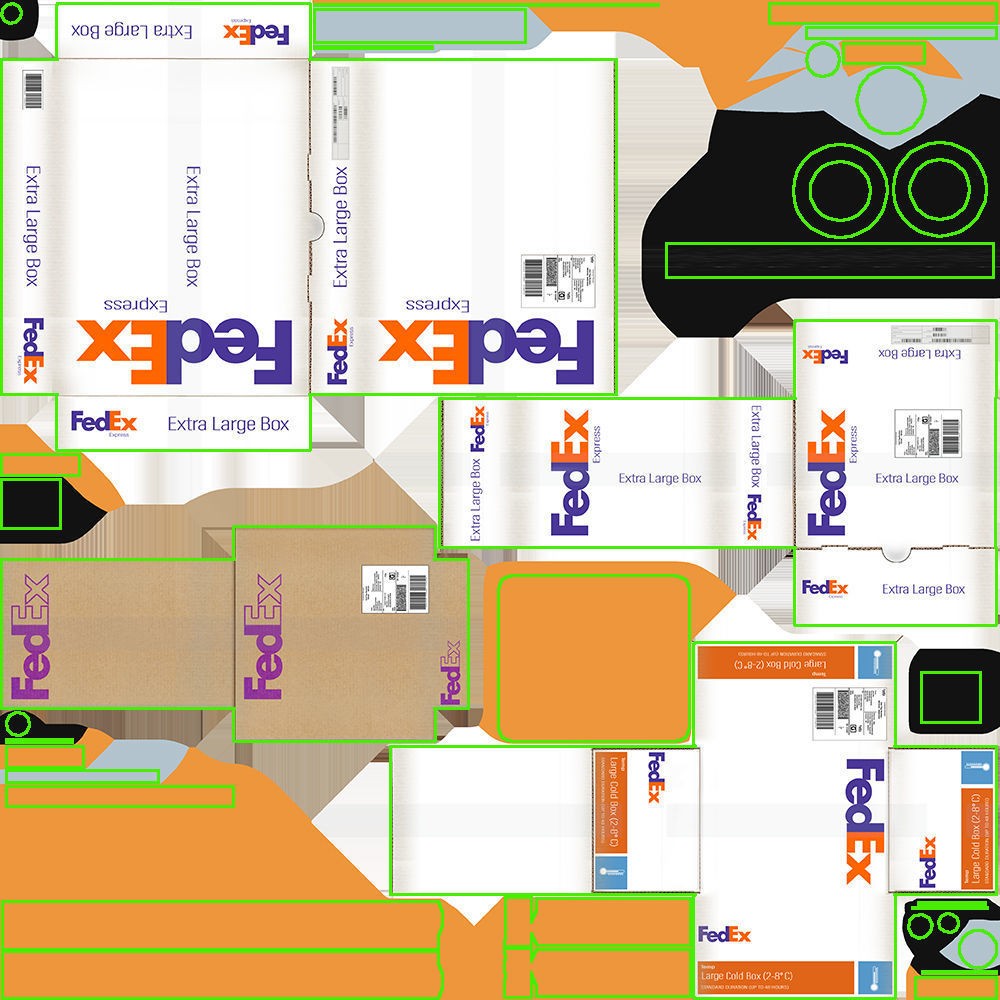 FedEx Stepvan 3D Model – Low Poly Game Asset, FBX, PBR Textures - View 52