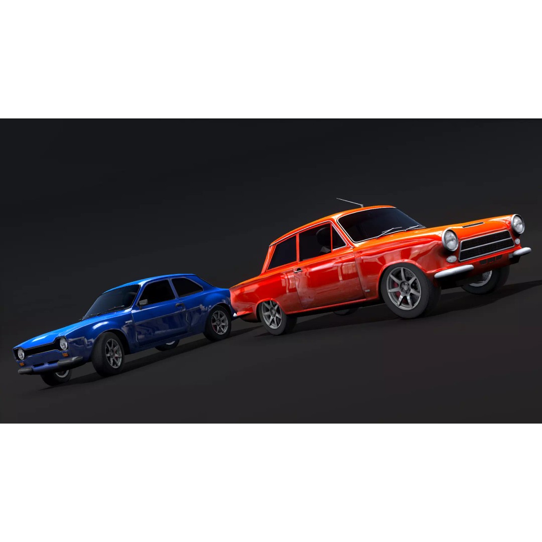 Low Poly 3D Cars Pack – Racing Car Models for Games, FBX, OBJ