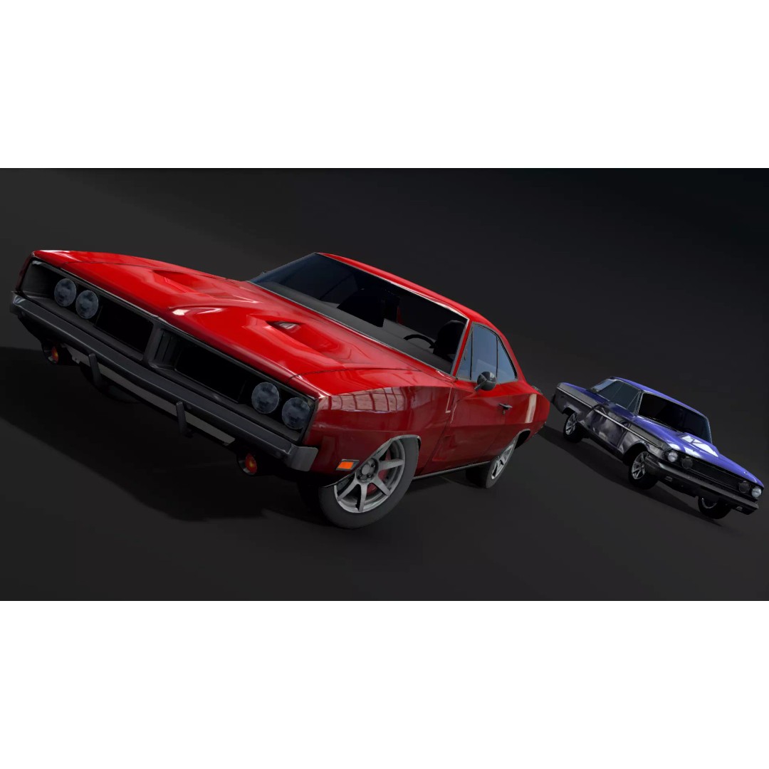 Low Poly 3D Cars Pack – Racing Car Models for Games, FBX, OBJ - View 12