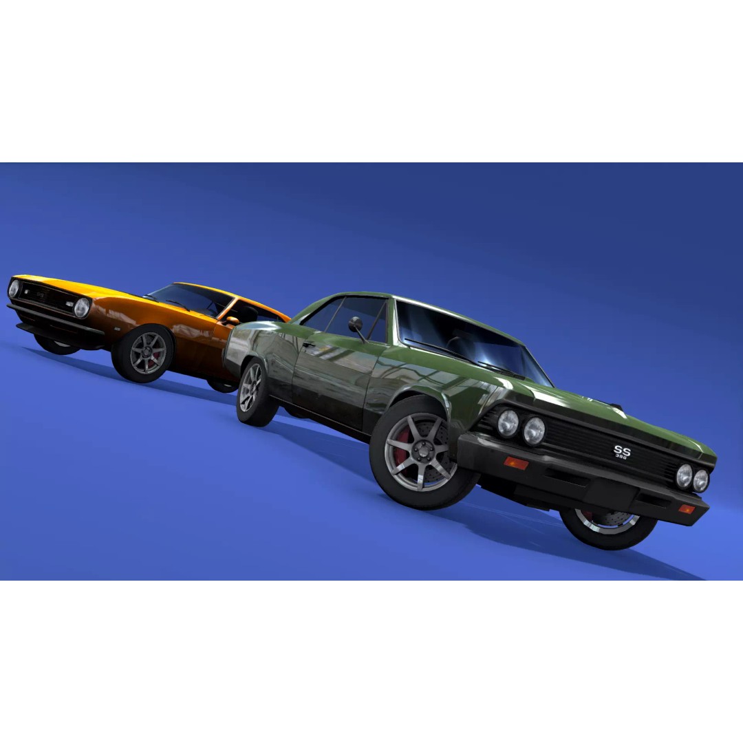 Low Poly 3D Cars Pack – Racing Car Models for Games, FBX, OBJ - View 13