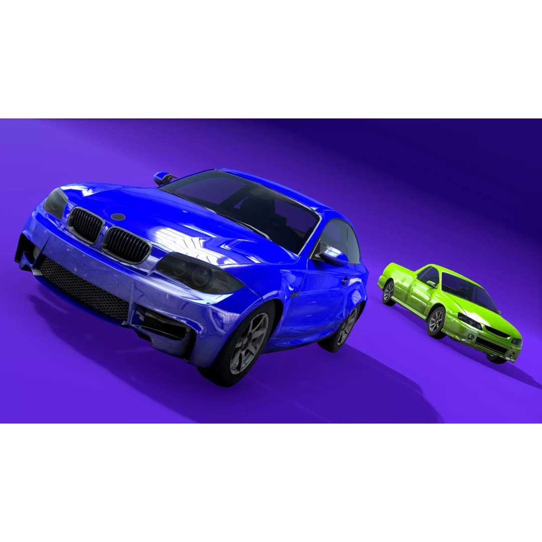 Low Poly 3D Cars Pack – Racing Car Models for Games, FBX, OBJ - View 8