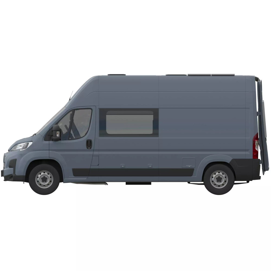 Camper Van L3H3 3D Model – Detailed Vehicle Design for Archviz and Animation - View 12