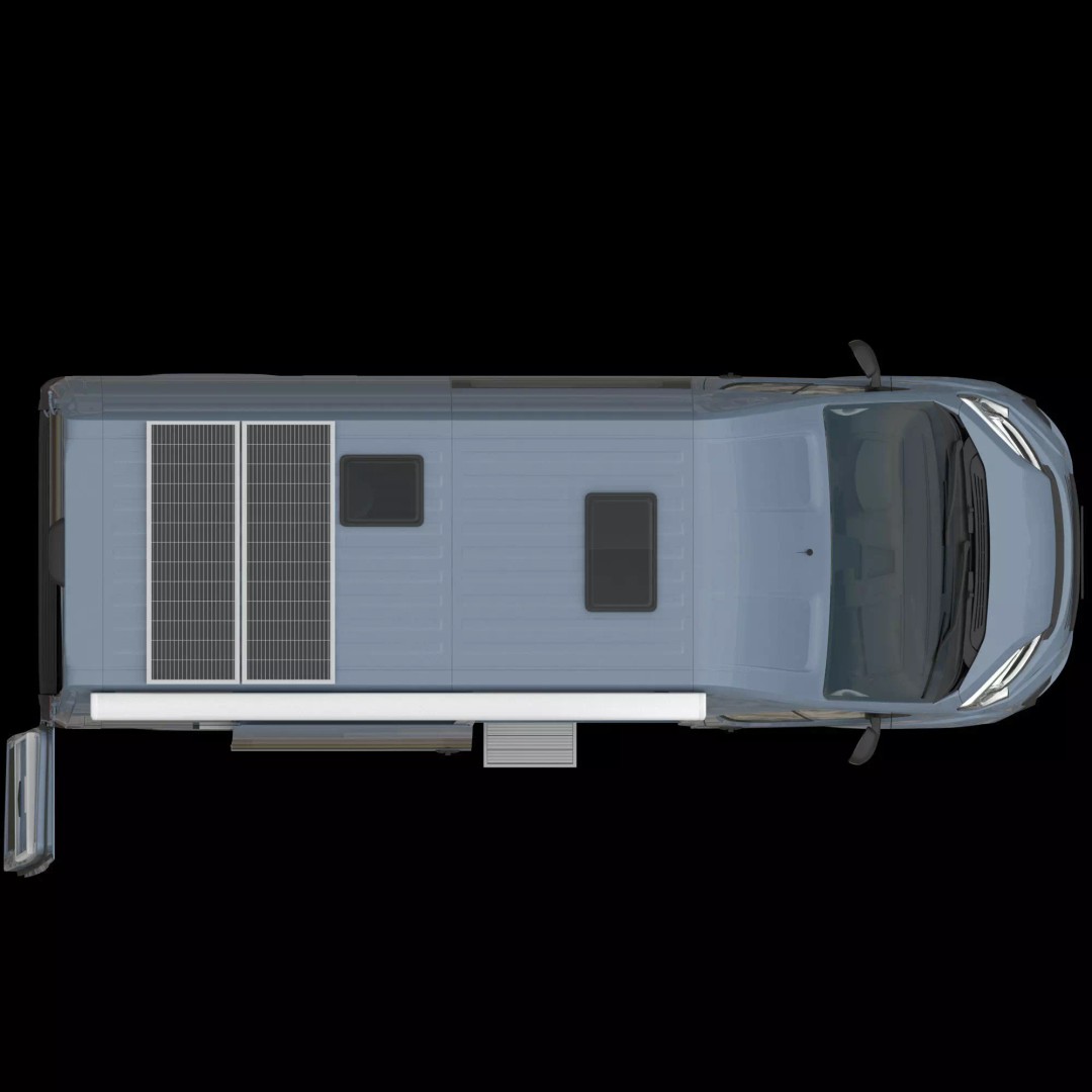 Camper Van L3H3 3D Model – Detailed Vehicle Design for Archviz and Animation - View 13