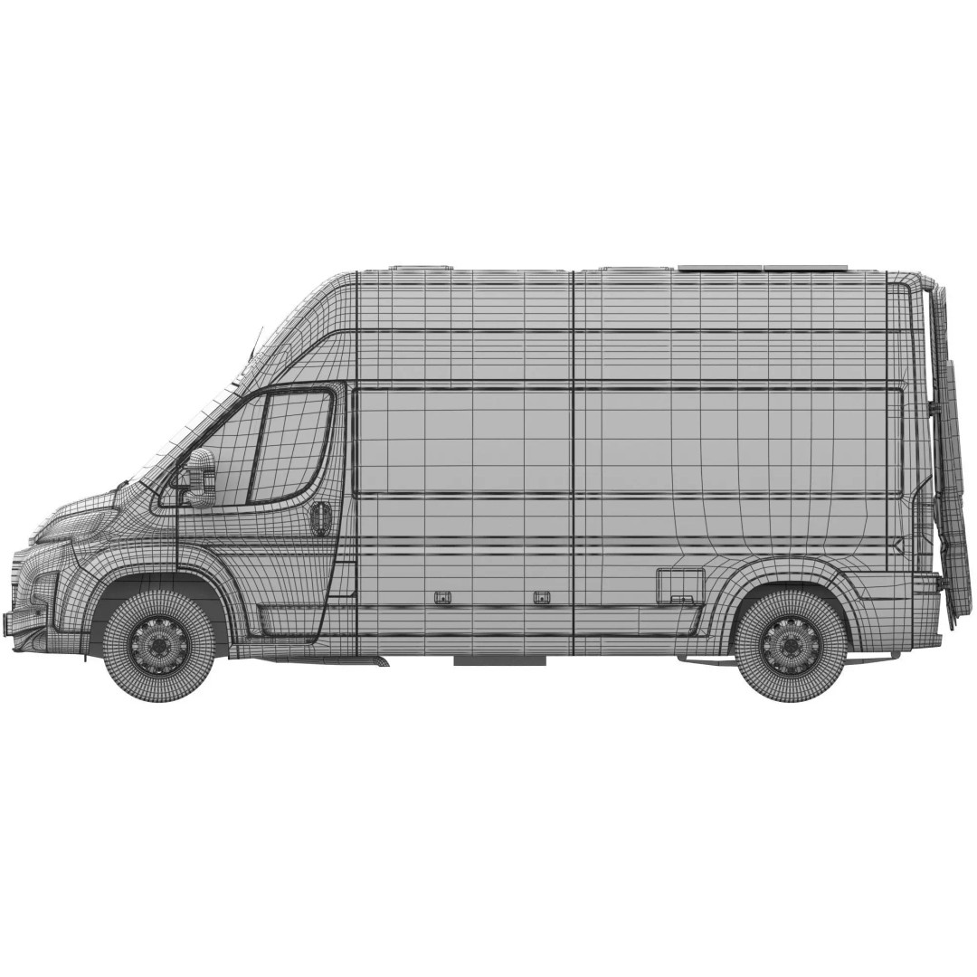 Camper Van L3H3 3D Model – Detailed Vehicle Design for Archviz and Animation - View 21