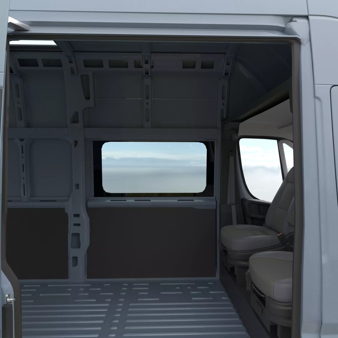 Camper Van L3H3 3D Model – Detailed Vehicle Design for Archviz and Animation - View 24