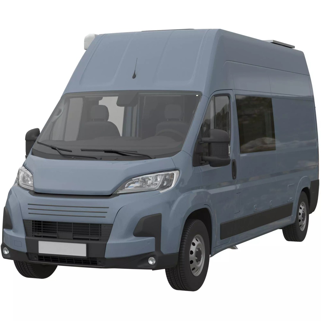 Camper Van L3H3 3D Model – Detailed Vehicle Design for Archviz and Animation - View 3