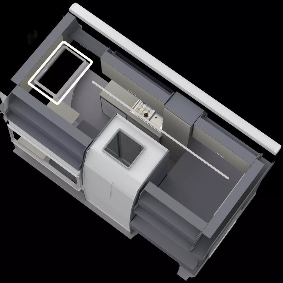 Camper Van L3H3 3D Model – Detailed Vehicle Design for Archviz and Animation - View 30