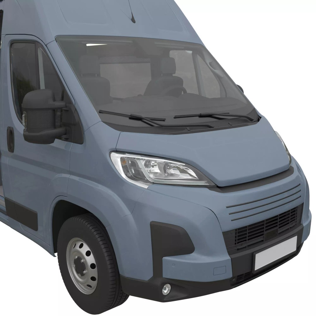 Camper Van L3H3 3D Model – Detailed Vehicle Design for Archviz and Animation - View 7