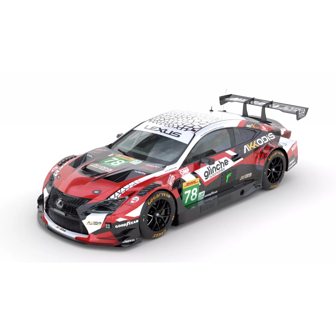 Lexus RCF LMGT3 2025 WEC 3D Model – High Poly Racing Car, FBX, PBR - View 2