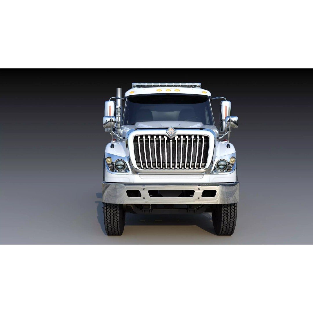 International WorkStar 7600 Wrecker 3D Model – Low Poly Game Asset, FBX - View 17