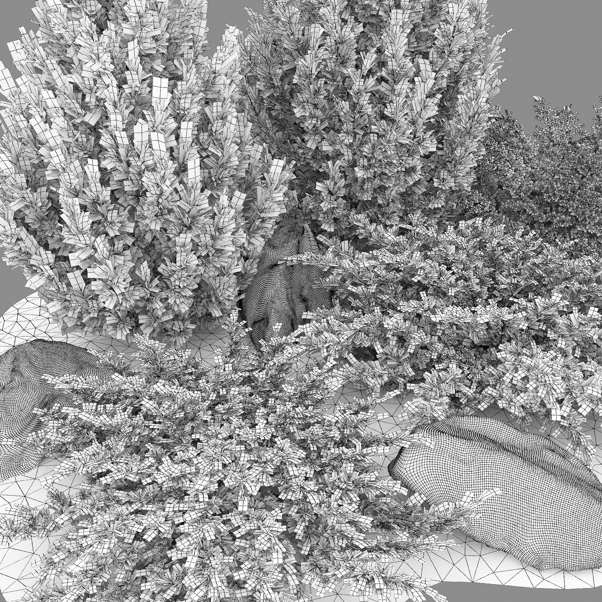 Alpine Hill - Game-Ready 3D Model