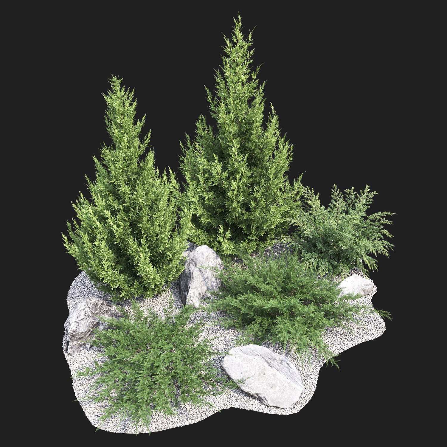 Alpine Hill - Game-Ready 3D Model - View 11