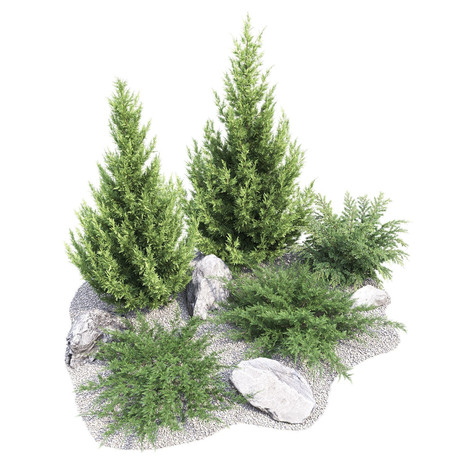 Alpine Hill - Game-Ready 3D Model - View 12