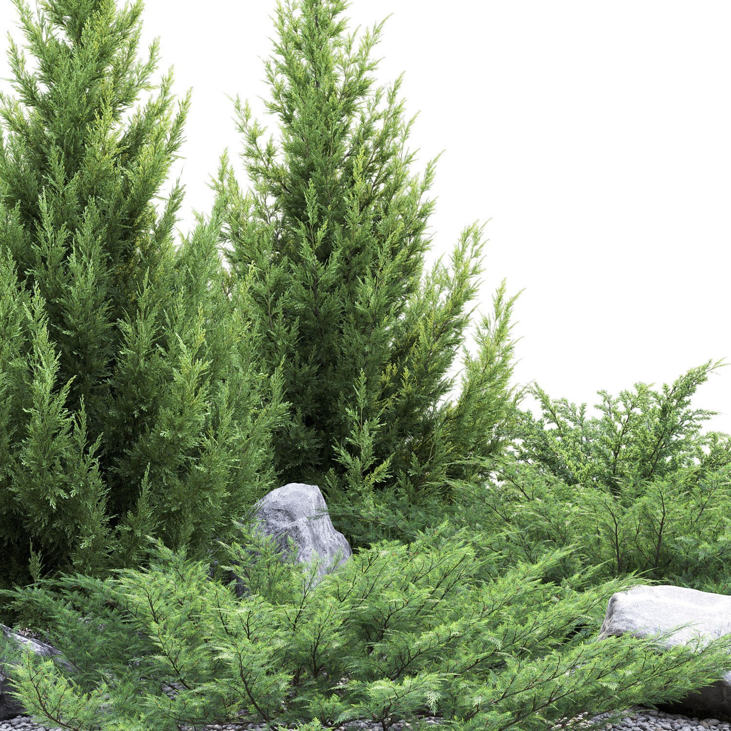Alpine Hill - Game-Ready 3D Model - View 5