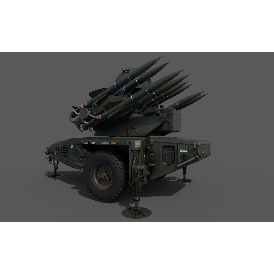 Rapier Missile 3D Model – Low Poly Military Asset, FBX, OBJ, Blender - View 15