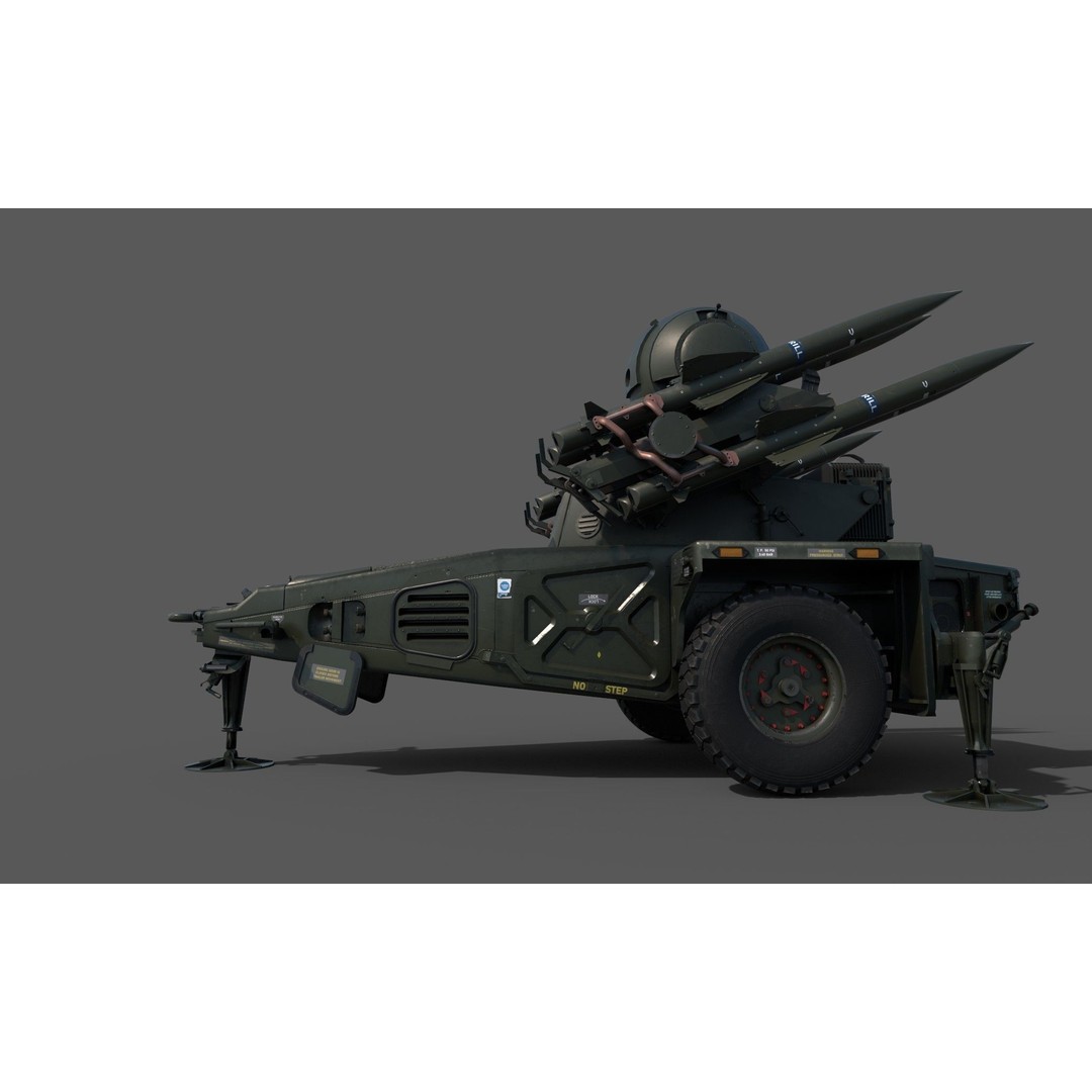 Rapier Missile 3D Model – Low Poly Military Asset, FBX, OBJ, Blender - View 16