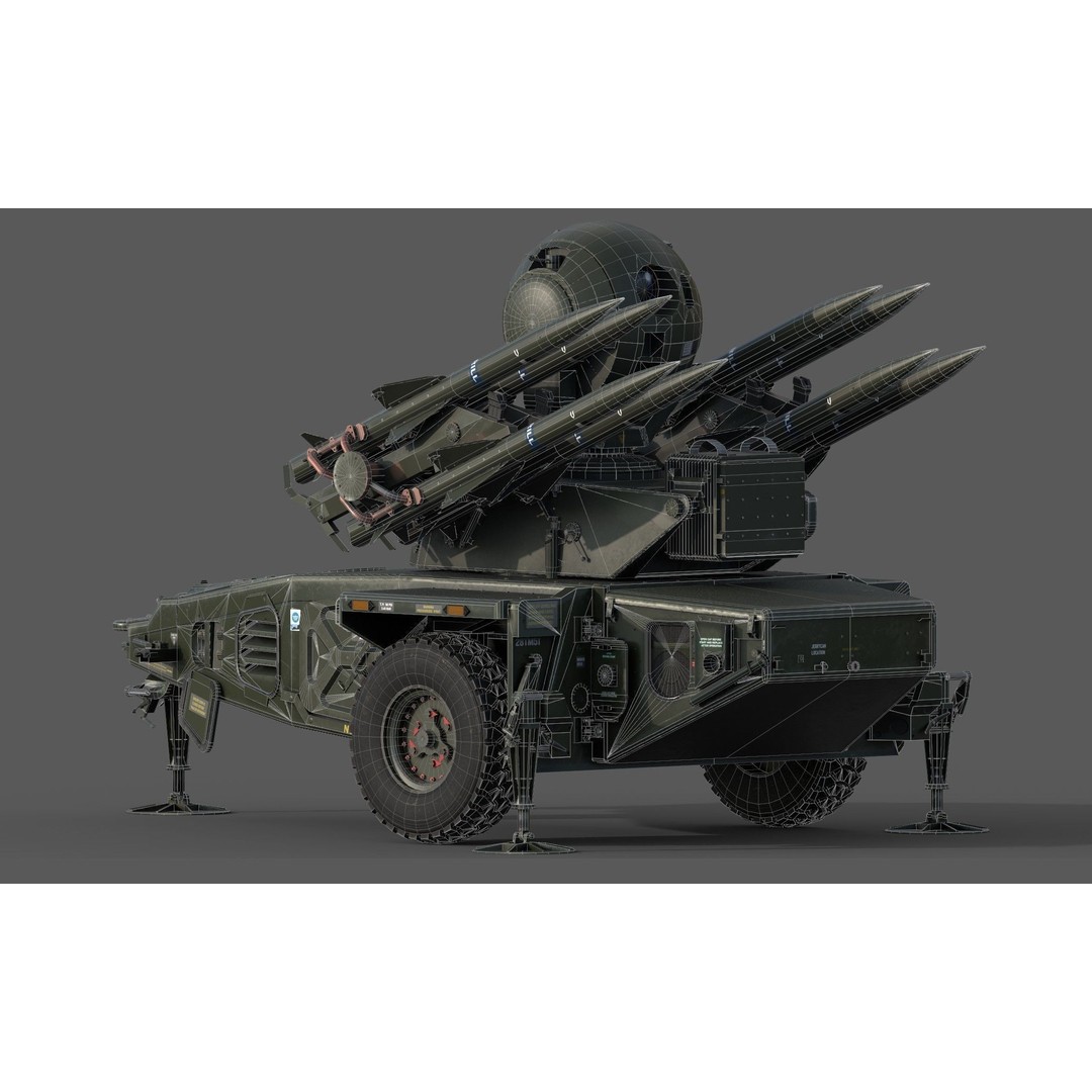 Rapier Missile 3D Model – Low Poly Military Asset, FBX, OBJ, Blender - View 5