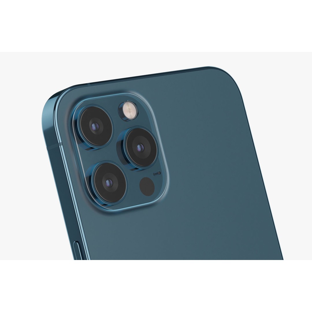 Apple iPhone 12 Pro Max 3D Model – Realistic Phone Asset, Multiple Formats - View 9