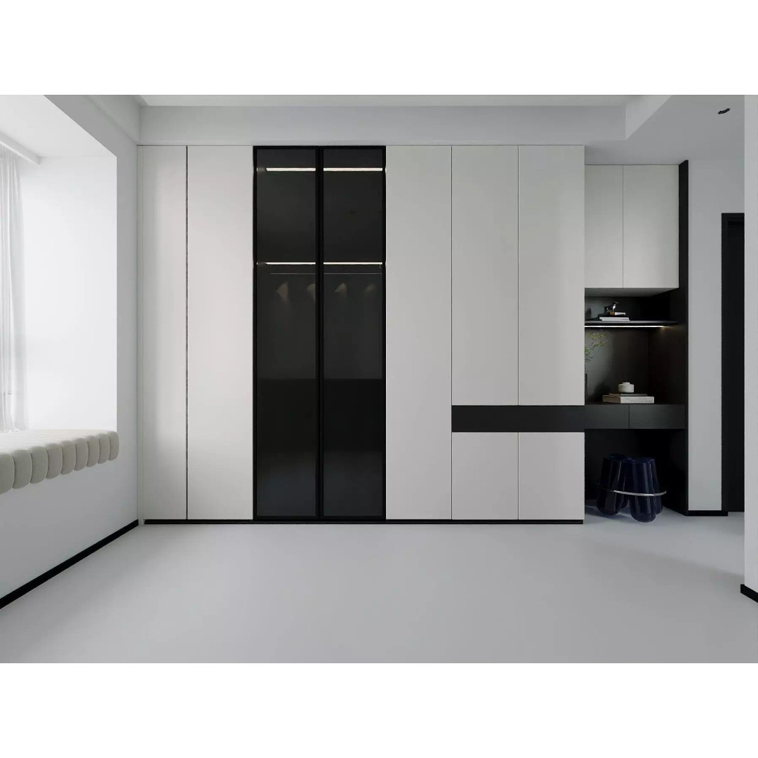 Contemporary Minimal Living Space 3D Model – Open Kitchen, MAX, FBX, OBJ - View 10