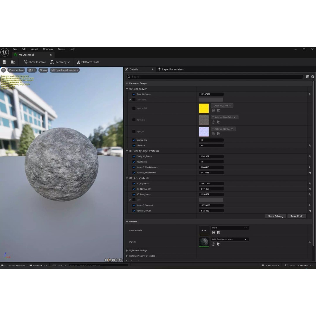Asteroid 3D Model – Low Poly Game Ready Pack for Real-Time Use - View 12