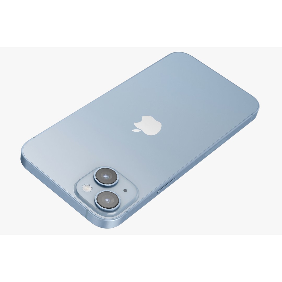 Apple iPhone 14 3D Model – Realistic PBR Game-Ready Asset, FBX, OBJ