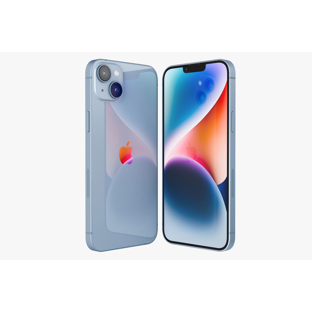 Apple iPhone 14 3D Model – Realistic PBR Game-Ready Asset, FBX, OBJ - View 106