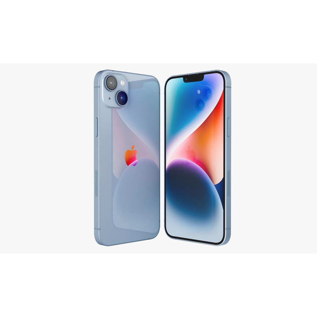 Apple iPhone 14 3D Model – Realistic PBR Game-Ready Asset, FBX, OBJ - View 111