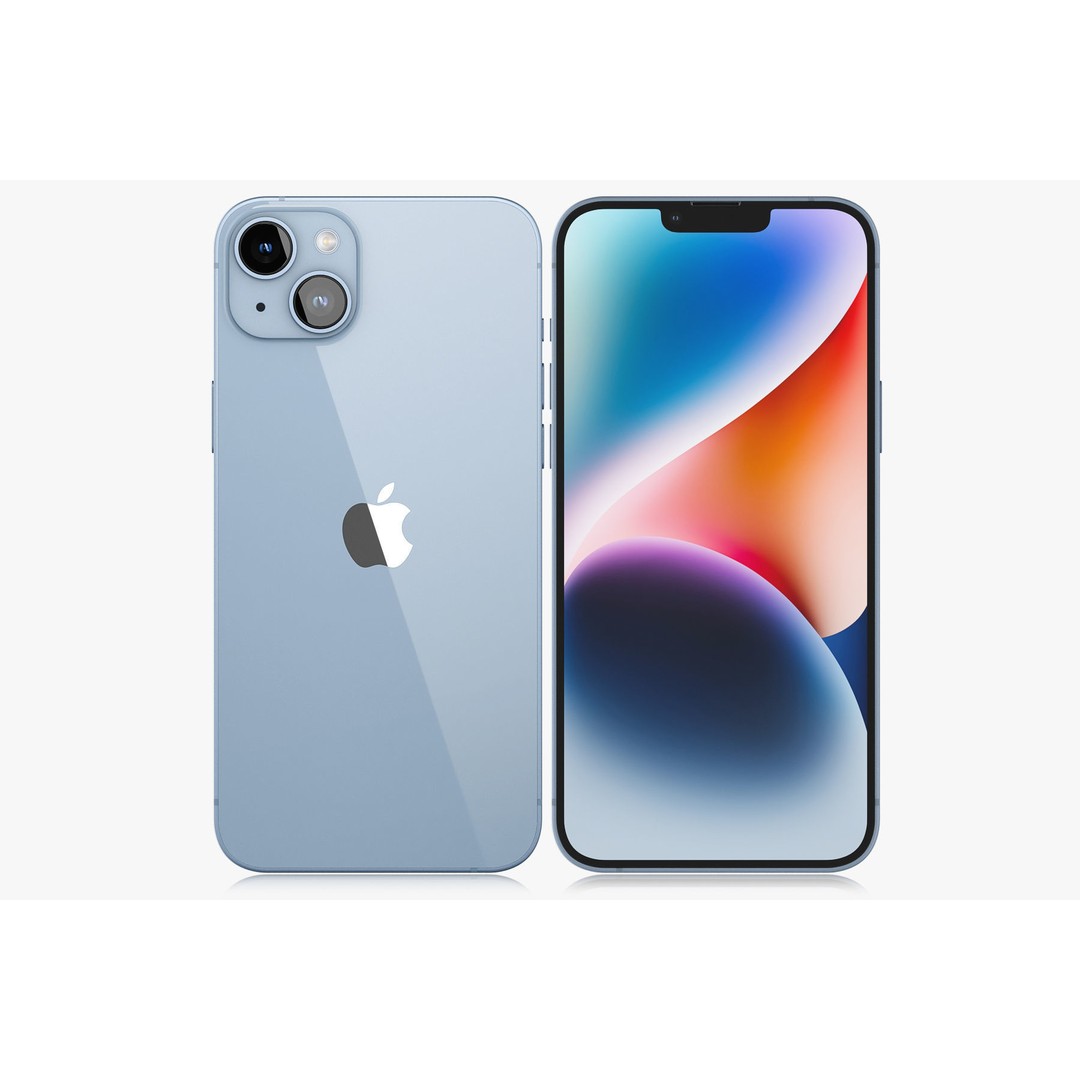 Apple iPhone 14 3D Model – Realistic PBR Game-Ready Asset, FBX, OBJ - View 113