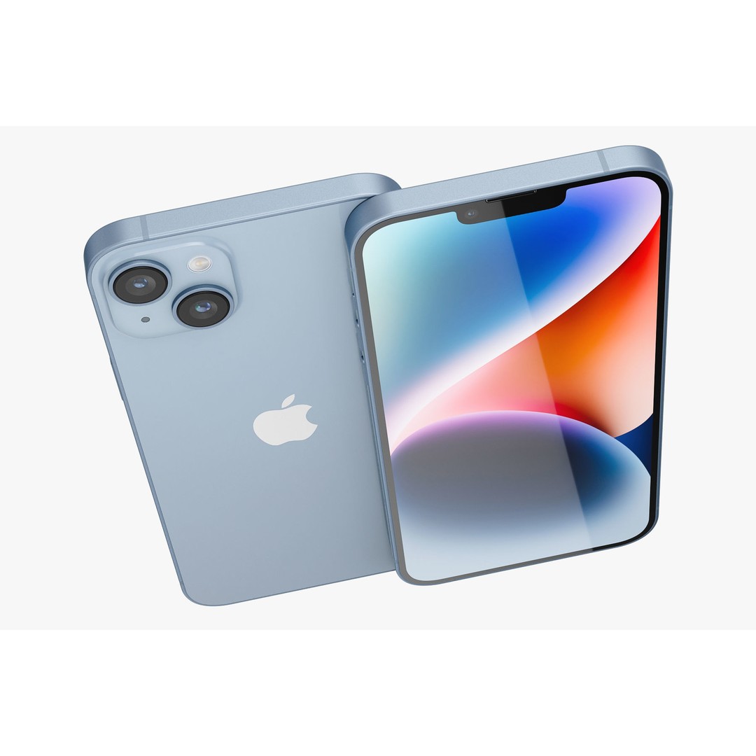 Apple iPhone 14 3D Model – Realistic PBR Game-Ready Asset, FBX, OBJ - View 114