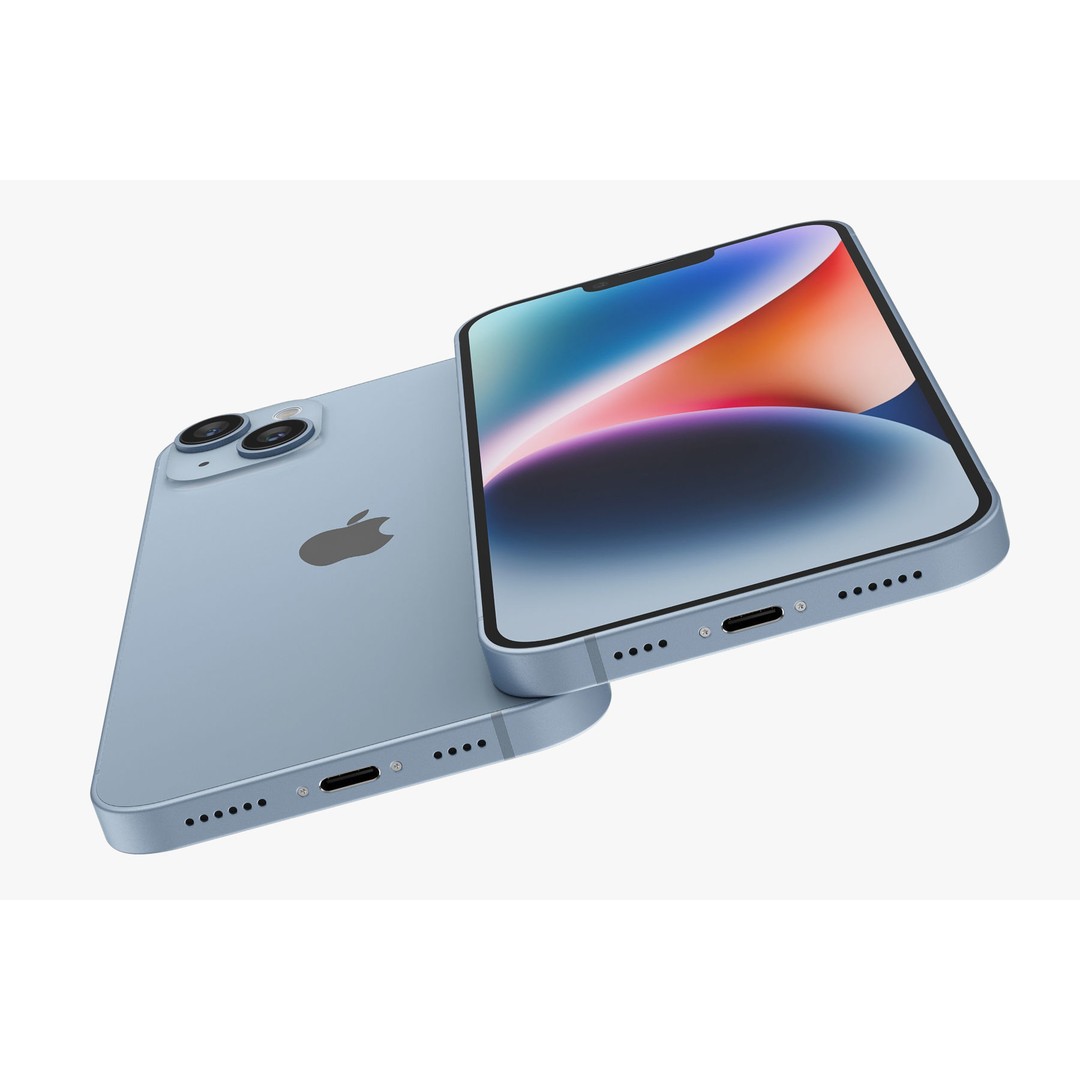 Apple iPhone 14 3D Model – Realistic PBR Game-Ready Asset, FBX, OBJ - View 115