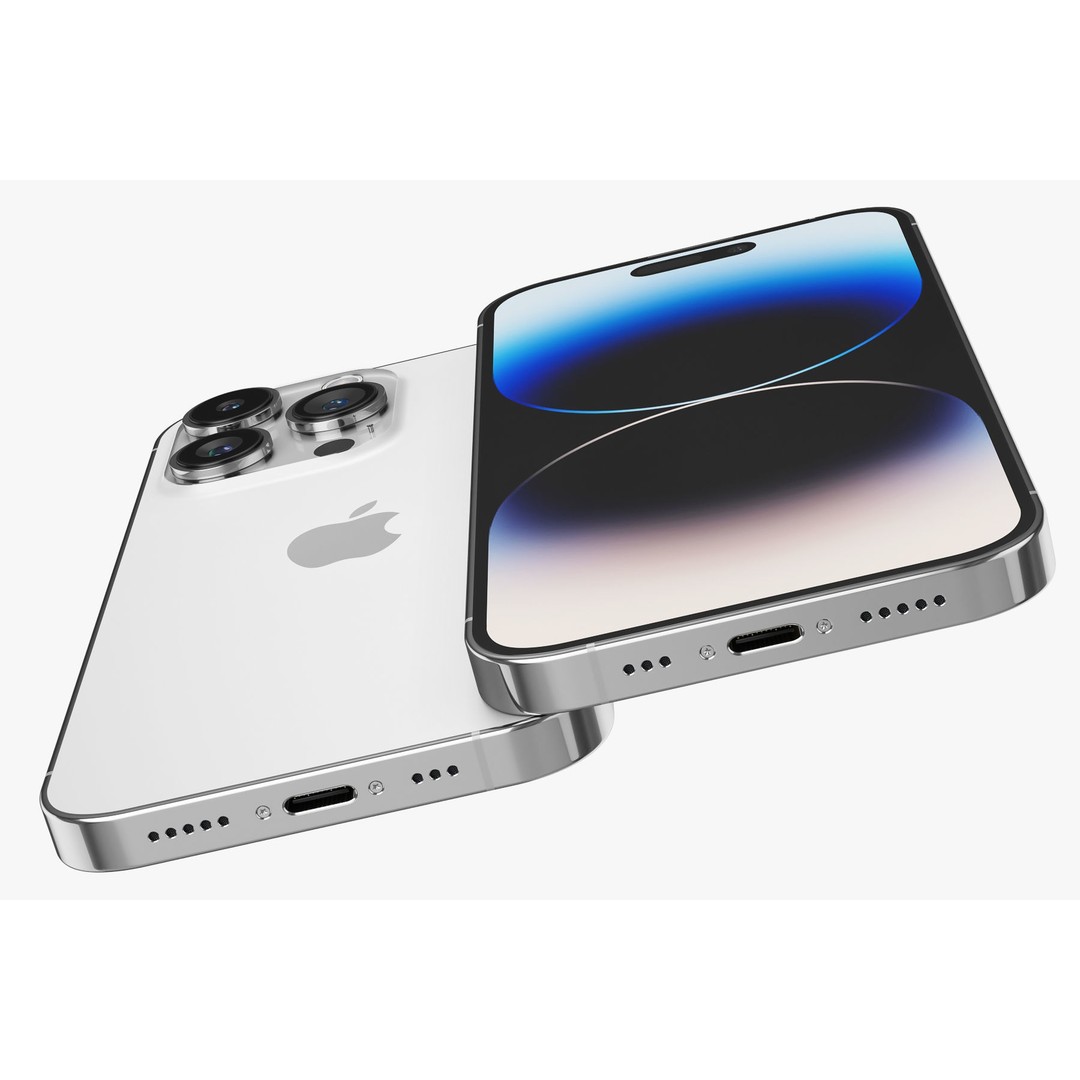 Apple iPhone 14 3D Model – Realistic PBR Game-Ready Asset, FBX, OBJ - View 12