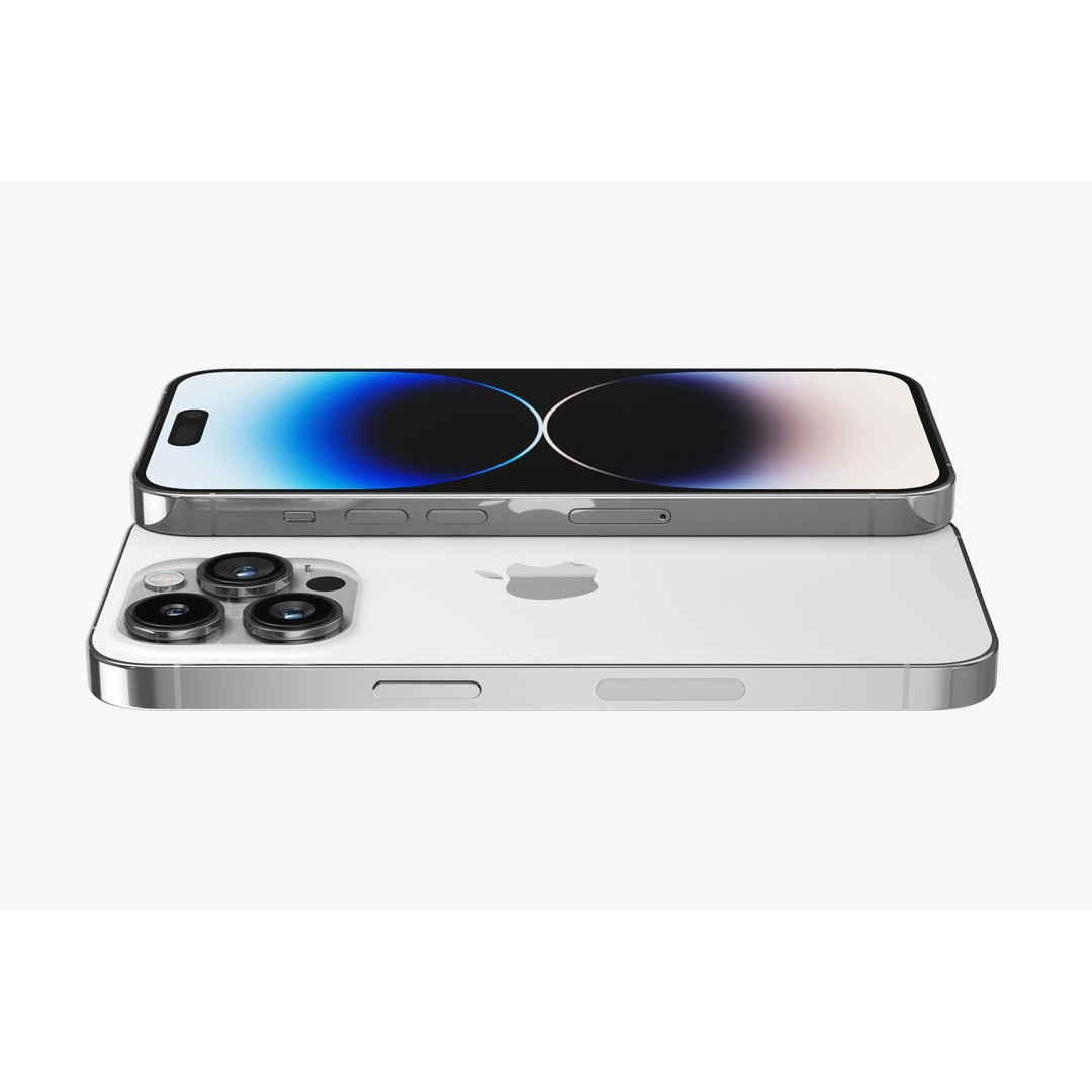 Apple iPhone 14 3D Model – Realistic PBR Game-Ready Asset, FBX, OBJ - View 14
